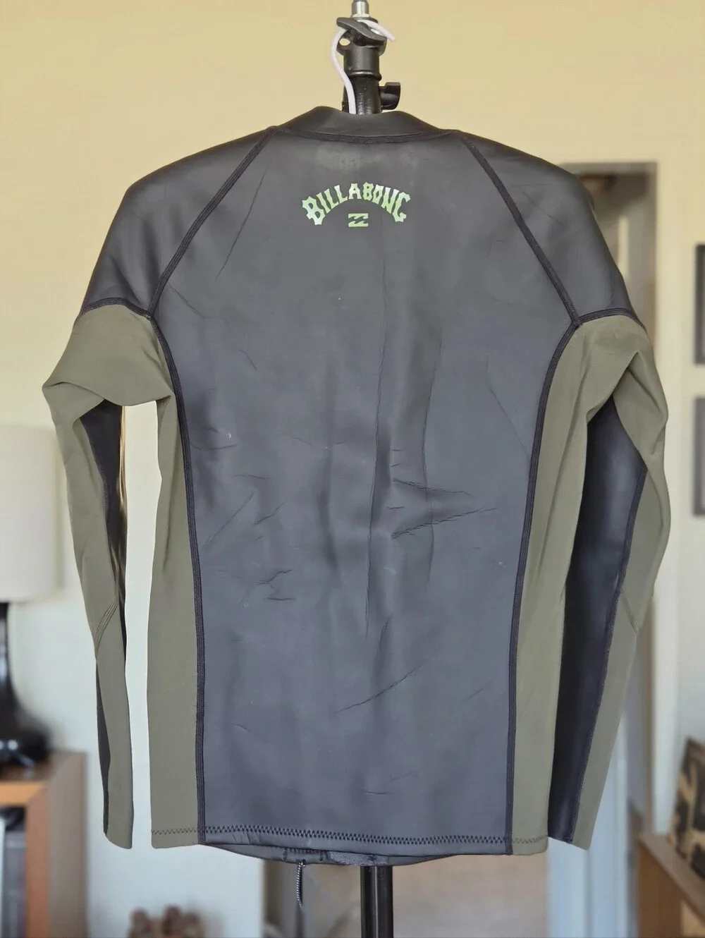 Billabong Revolution Men's Front-Zip Neoprene Wetsuit Surf Top NWOT